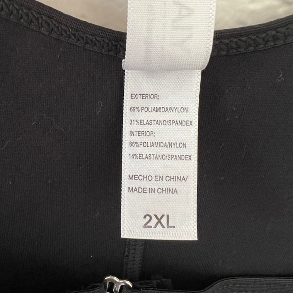 NEW! YIANNA Fajas Colombianas Shapewear 2XL Postpartum Body Shaper Black - Picture 11 of 11